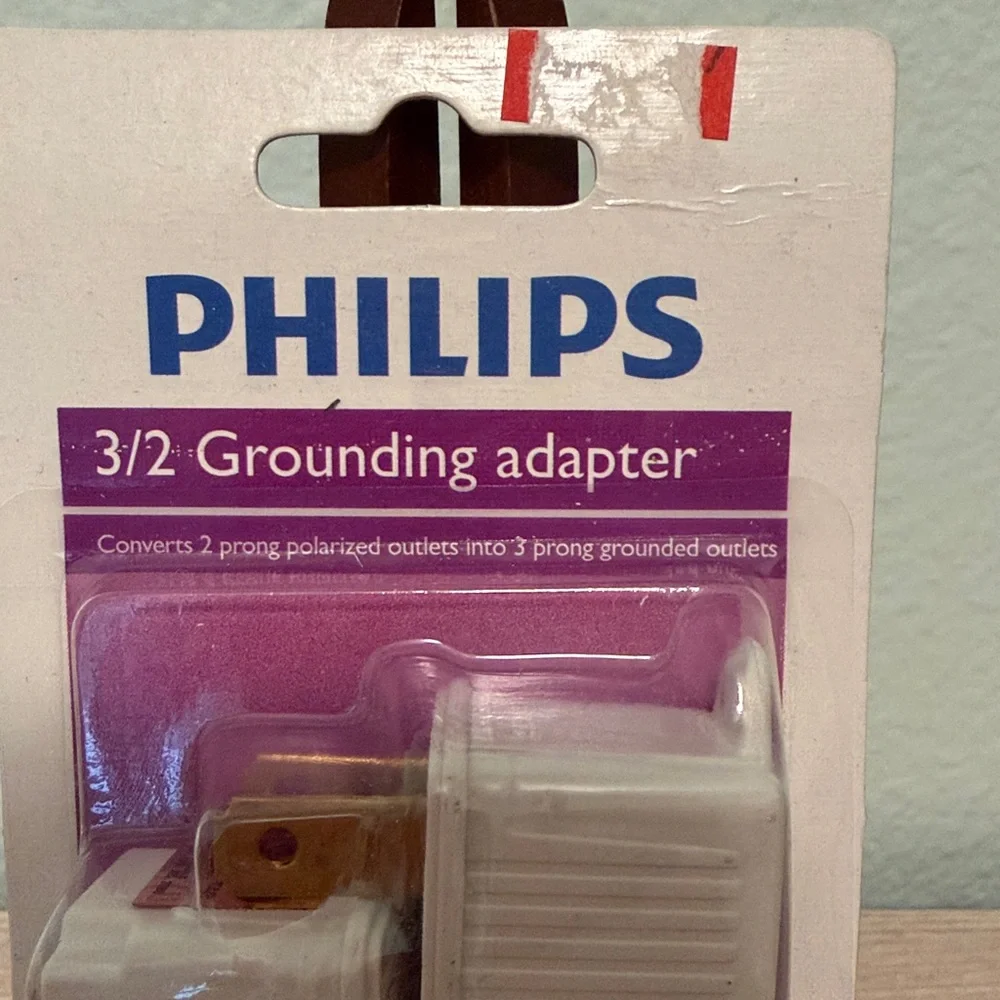 Philips 2 to 3 Prong Grounding Adapter Set